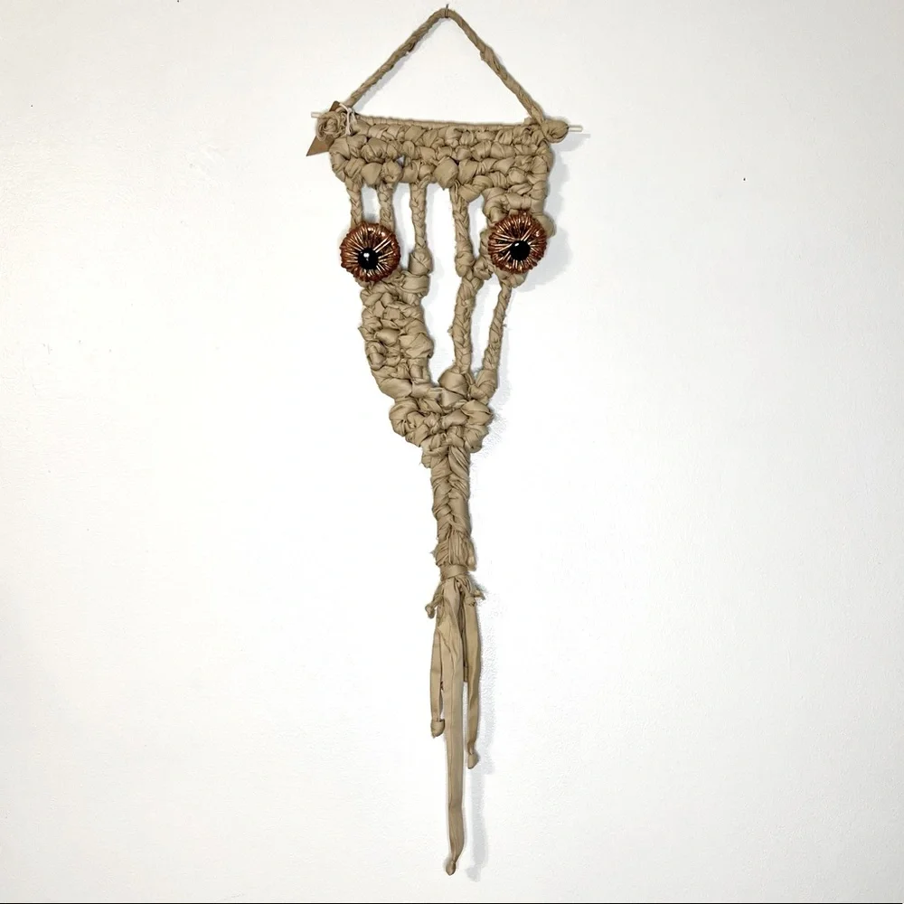 Bohemian Unique Handmade Macrame Snake Wall Art Hanging Decor
